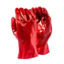 PVC HEAVY WEIGHT SAFETY CUFF GLOVE  P/PAIR