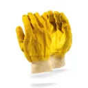 RUBBER YELLOW LATEX GLOVE  P/PAIR