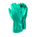 GREEN NITRILE GLOVE - MEDIUM  P/PAI