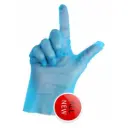 TPE GLOVES BLUE 200 P/PACK - LARGE