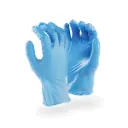 EXAMINATION GLOVES BLUE POWDER FREE - MEDIUM  P/PAI