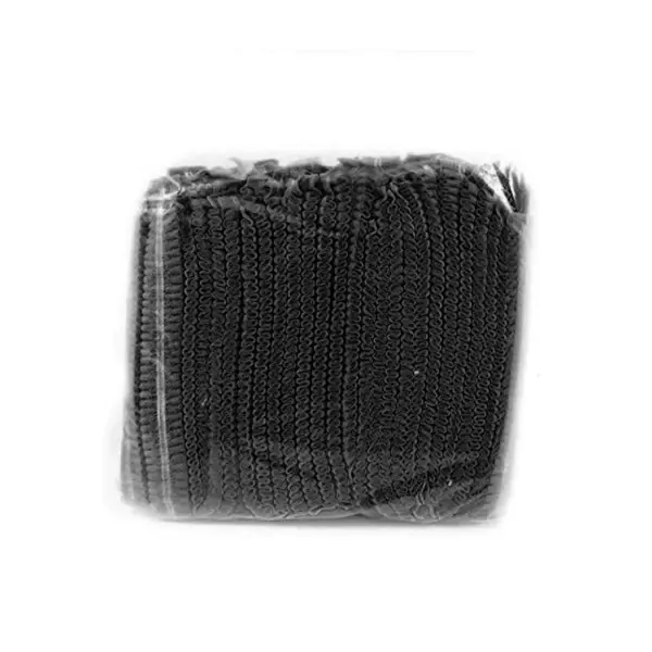 [SAFE-0300BL] DISPOSABLE MOPHEAD CAPS X 100 PER PACK BLACK