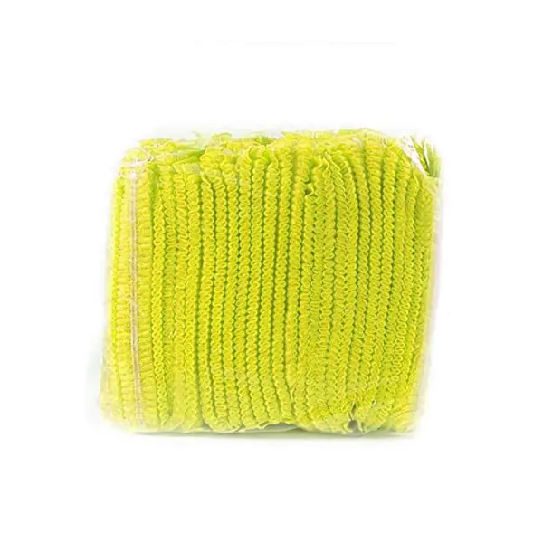 DISPOSABLE MOPHEAD CAPS X 100 PER PACK YELLOW  