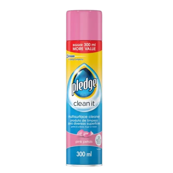 [SCJ-007-307695] PLEDGE MULTI SURFACE CLEANER 300ML PINK PETALS