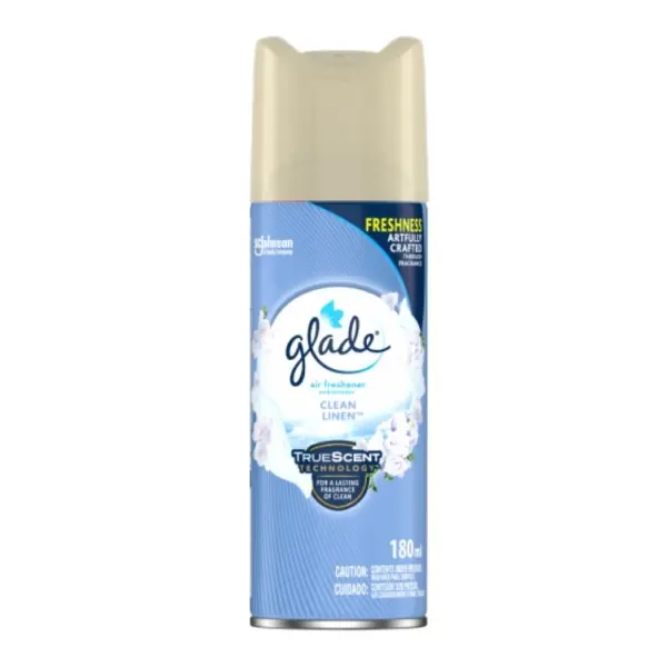 [SCJ-080-188590] GLADE AEROSOL CLEAN LINEN 180ml