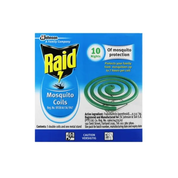 [SCJ-353-689783] RAID INSECT KILLER 5 X 10 COILS