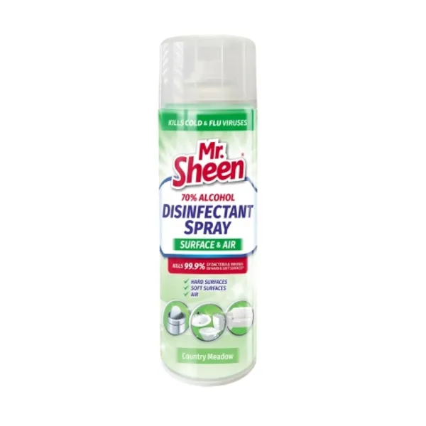 MR SHEEN DISINFECTANT SPRAY - COUNTRY MEADOW 500ML