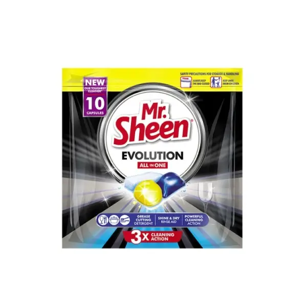 EVOLUTION ALL-IN-ONE DISHWASHING CAPSULES - 10  EACH