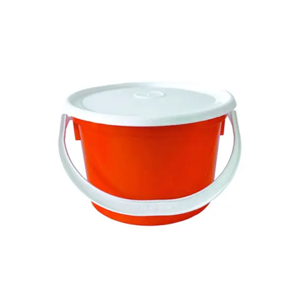 STANDARD BUCKET AND LID ORANGE 1L