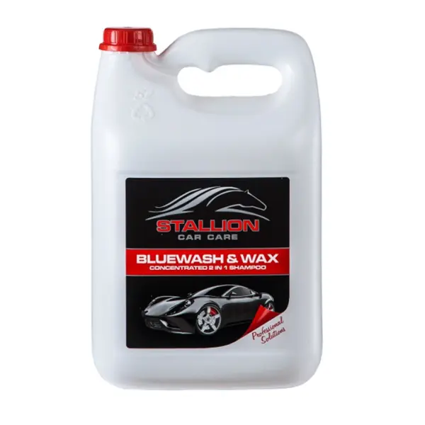 STALLION BLUEWASH & WAX 5L