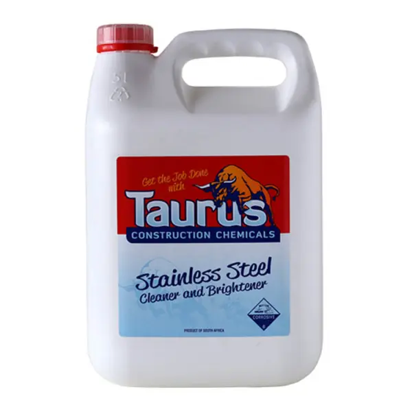TAURUS STAINLESS STEEL CLEANER AND BRIGHTENER 5L