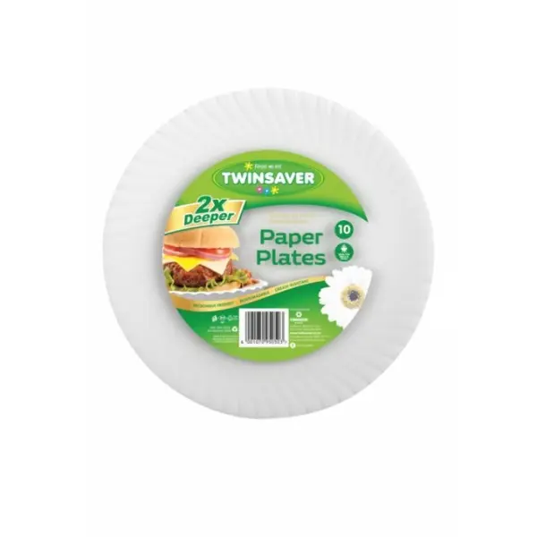 [TWINS5039] TWINSAVER PAPER PLATES 20 X 50 5039  P/BOX