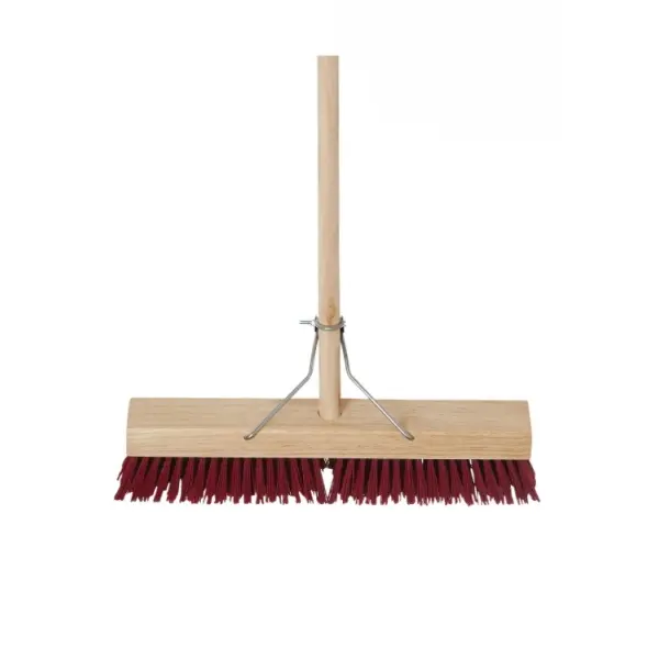 450MM STIFF BROWN PVC PLATFORM BROOM