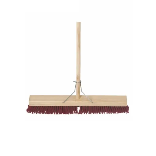 600MM STIFF BROWN PVC PLATFORM BROOM