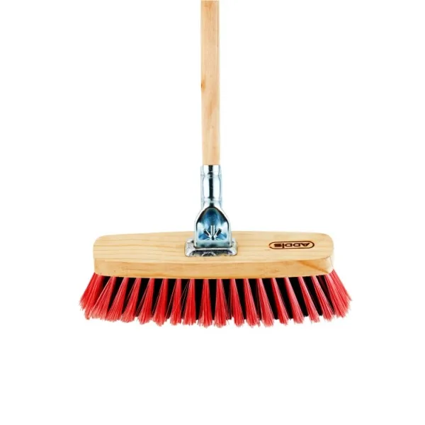 SOFT FLAGGED HOUSEHOLD BROOM - WOODEN HEAD #