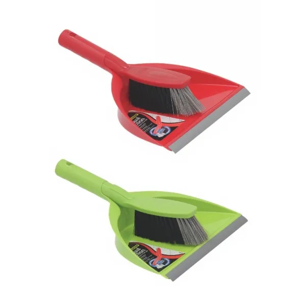 DUSTPAN AND BRUSH SET - DUAL ACTION #