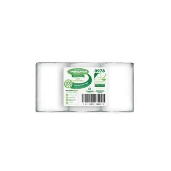 TWINSAVER CONTROL HAND TOWEL 2 PLY 6 ROLLS 3022  P/BOX