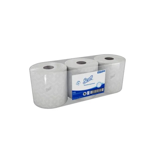 SCOTT CENTREFEED TOWEL ONE PLY 3 ROLLS KC6564  P/