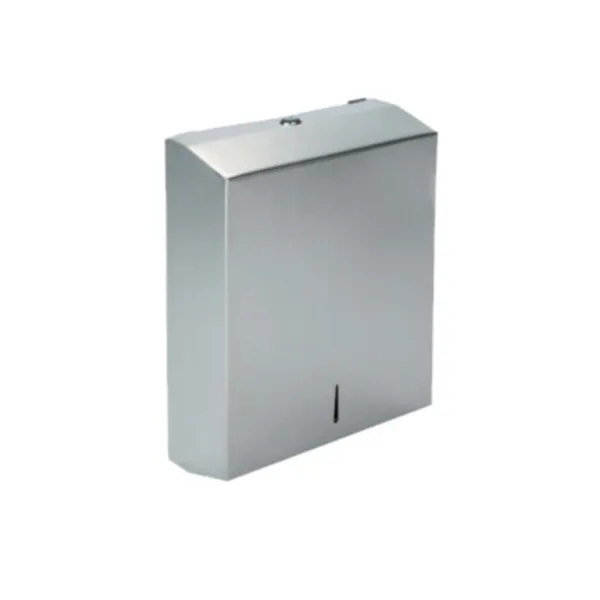FOLDED HAND TOWEL DISPENSER STAINLESS STEEL