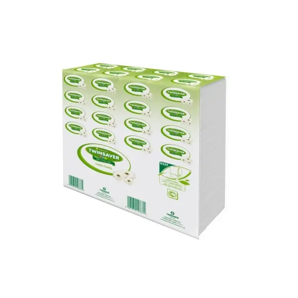 TWINSAVER M FOLD HAND TOWEL 2000 TWO PLY NP0337  P/BOX