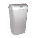 TWINSAVER WALL BIN WITH LID SILVER 23L NP0438  EACH