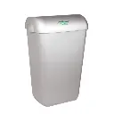TWINSAVER WALL BIN WITH LID SILVER 43L NP0439  EACH