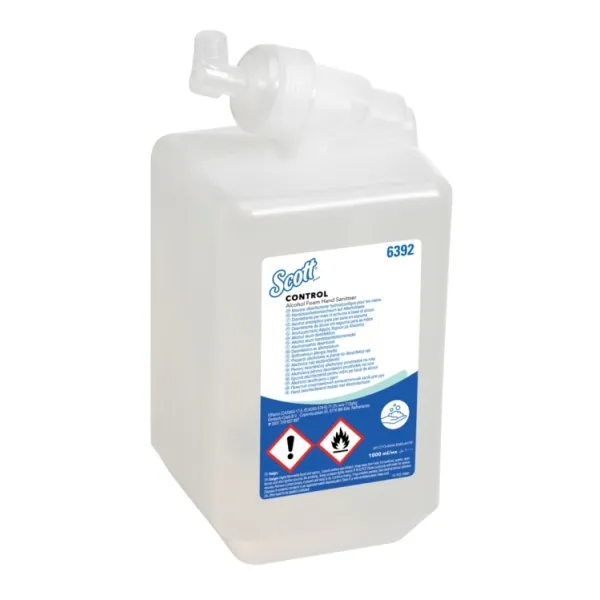 SCOTT CONTROL ALCOHOL FOAM H/SANITISER 6X1L 6392  P/BO