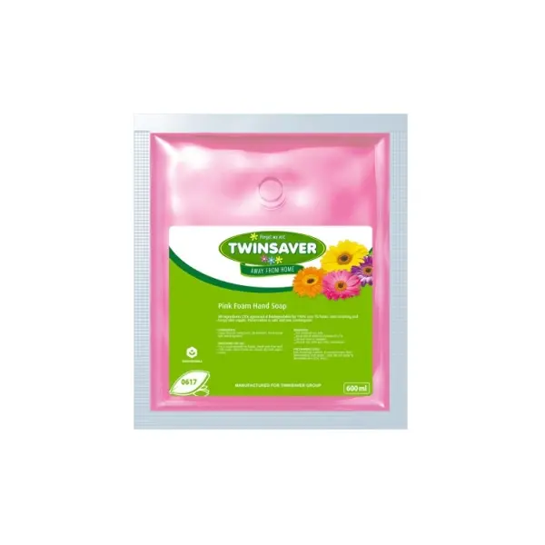 TWINSAVER FOAM HAND SOAP SACHET 6 X 600ML NP0617  EACH