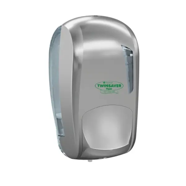 TWINSAVER MANUAL SOAP DISPENSER SILVER 1000ML 0901  EACH
