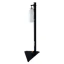 FREESTANDING STERISTAND BLACK WITH BOTTLE & SPRAY