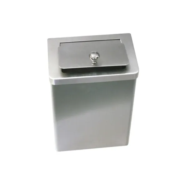 SANITARY BIN STAINLESS STEEL SMALL