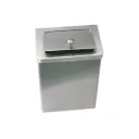SANITARY BIN STAINLESS STEEL SMALL