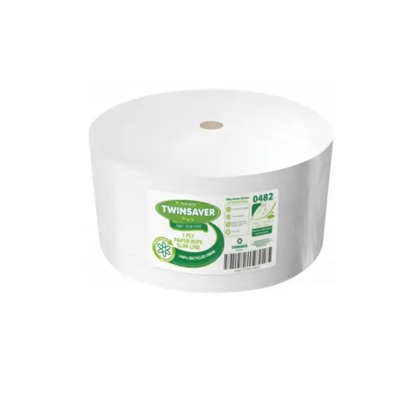 [WD-316NP] TWINSAVER WIPE EC ONE PLY 160MM X 1500M NP0482  P/ROLL