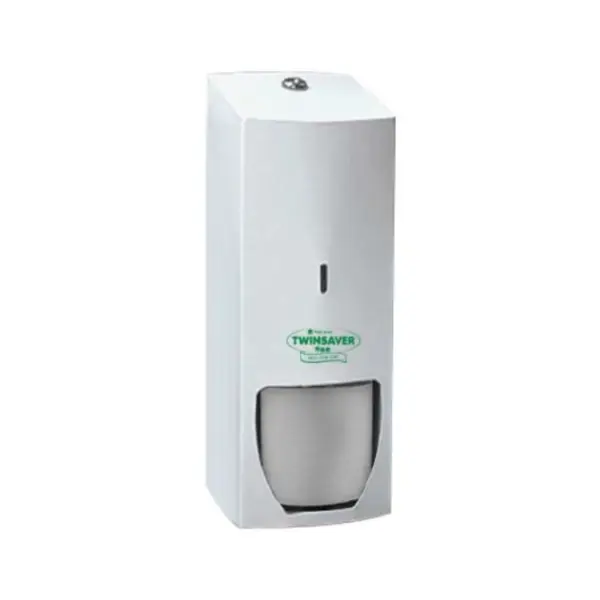 TWINSAVER TOILET ROLL HOLDER COATED WHITE 3 ROLLS