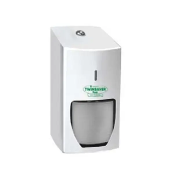 TWINSAVER TOILET ROLL HOLDER COATED WHITE 2 ROLLS EACH