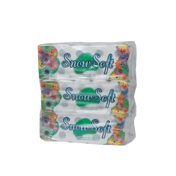 [WD-406PM] SINGLE PLY TOILET PAPER - 10 ROLLS VIRGIN 300