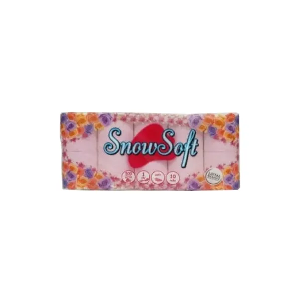 SINGLE PLY TOILET PAPER - 6 X 10 ROLLS VIRGIN 500