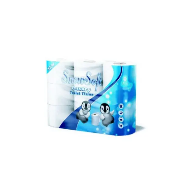 TWO PLY TOILET PAPER - 8 X 9 ROLLS VIRGIN PM P/PACK