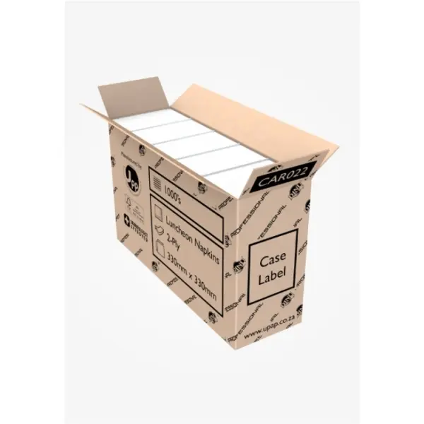 [WD-602UP] TWO PLY SERVIETTES X 1000 (PER BOX)  P/BOX