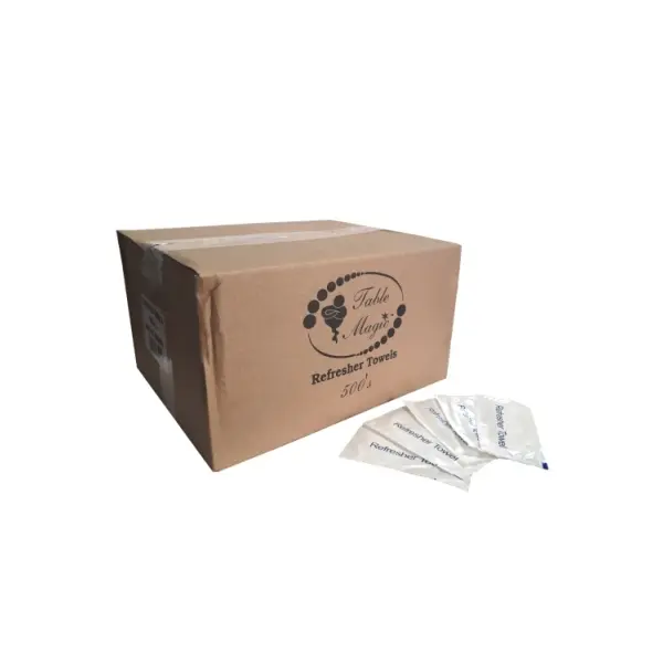 [WD-605SCJ] TABLE MAGIC REFRESHER TOWEL 500 P/BOX  