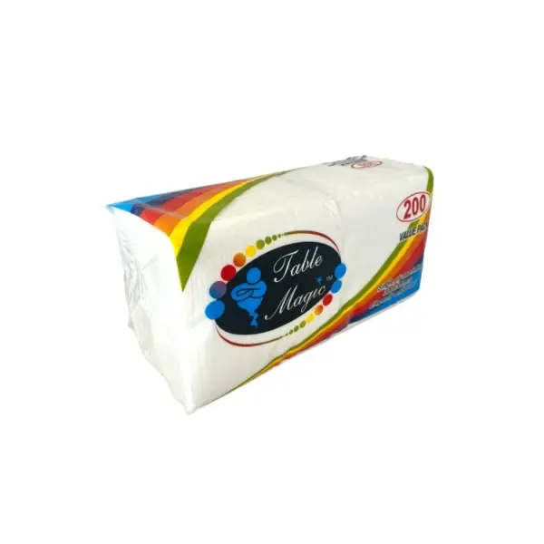 [WD-626SCJ] TABLE MAGIC WHITE 1PLY 20 X 200 P/BOX  