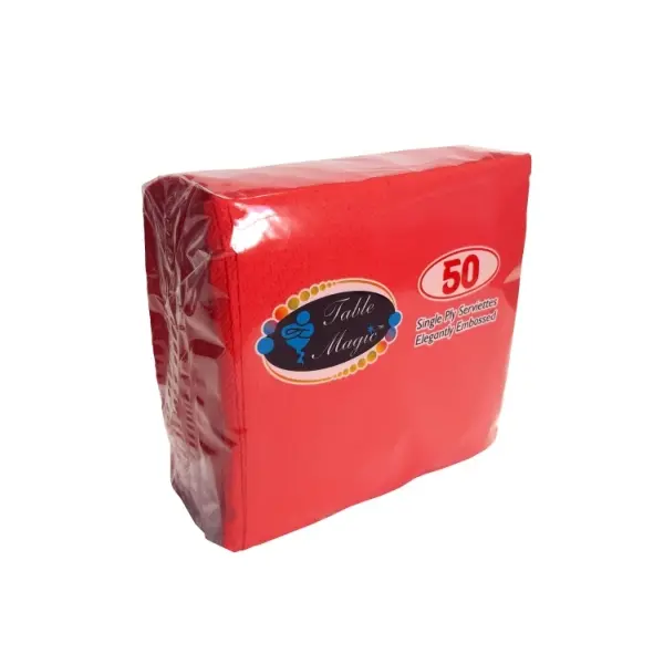 TABLE MAGIC RED 1PLY 40 X 50 P/BOX 