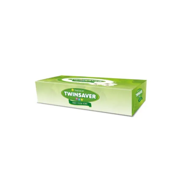 TWINSAVER FACIAL TISSUES BOX TWO PLY NP2030  P/BOX