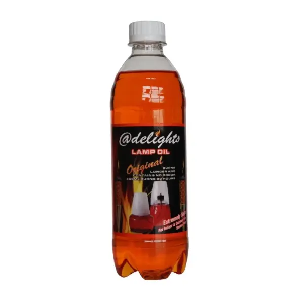 [@-OILO.500] @DELIGHTS LAMP OIL ORANGE 500ML