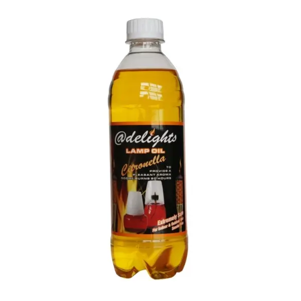 [@-OILYC.500] @DELIGHTS LAMP OIL YELLOW CITRONELLA 500ML