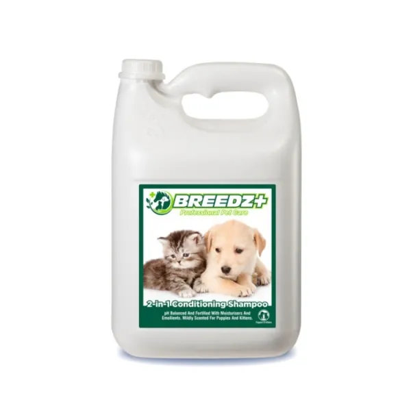 Breedz 2-in-1 Conditioning Shampoo Puppy & Kittens 5L