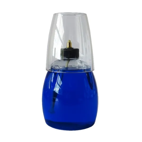 @delights Tall Lamp Blue - Clear Shade 550ML