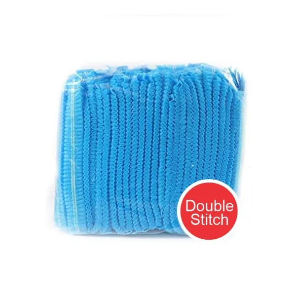 Disposable Mophead Caps X 100 Double Stitch Blue