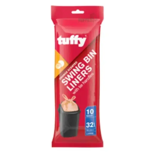 [TUFF-SBVI2010] VANILLA SWING BIN LINERS - 590 X 600MM - 10'S  P/PACK