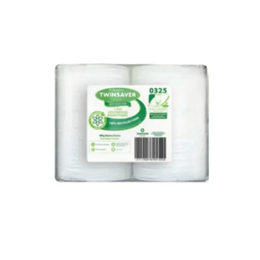 [WD-068NP] TWINSAVER CENTREFEED STANDARD TOWEL 360M NP0325  P/PACK